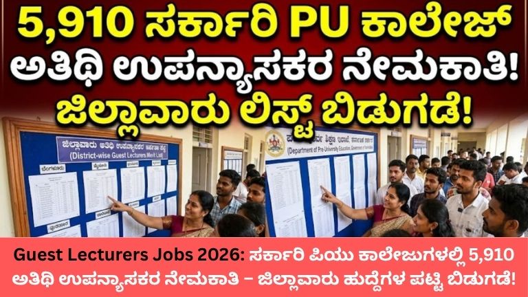 Guest Lecturers Jobs 2026