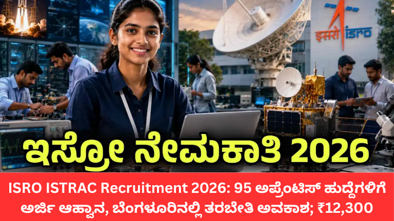 ISRO ISTRAC Recruitment 2026