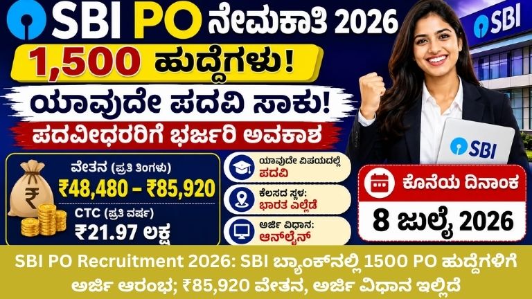 SBI PO Recruitment 2026